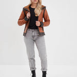 DAYTONA 73 Giacca donna in pelle Emilia Bombardier 