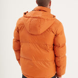 DAYTONA 73 Piumino uomo in nylon arancione Denisson 