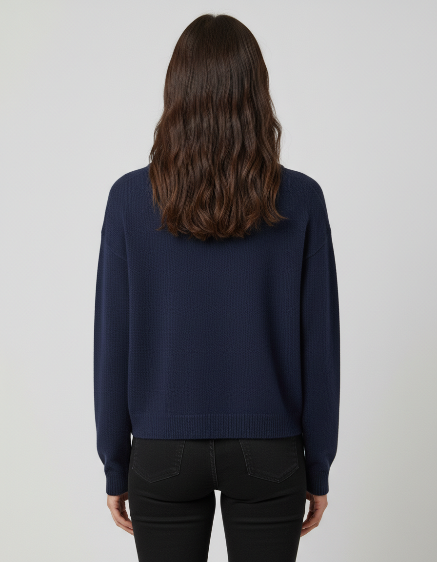 BE YOU GERALDINEALASIO Maglia Benedicta blu 