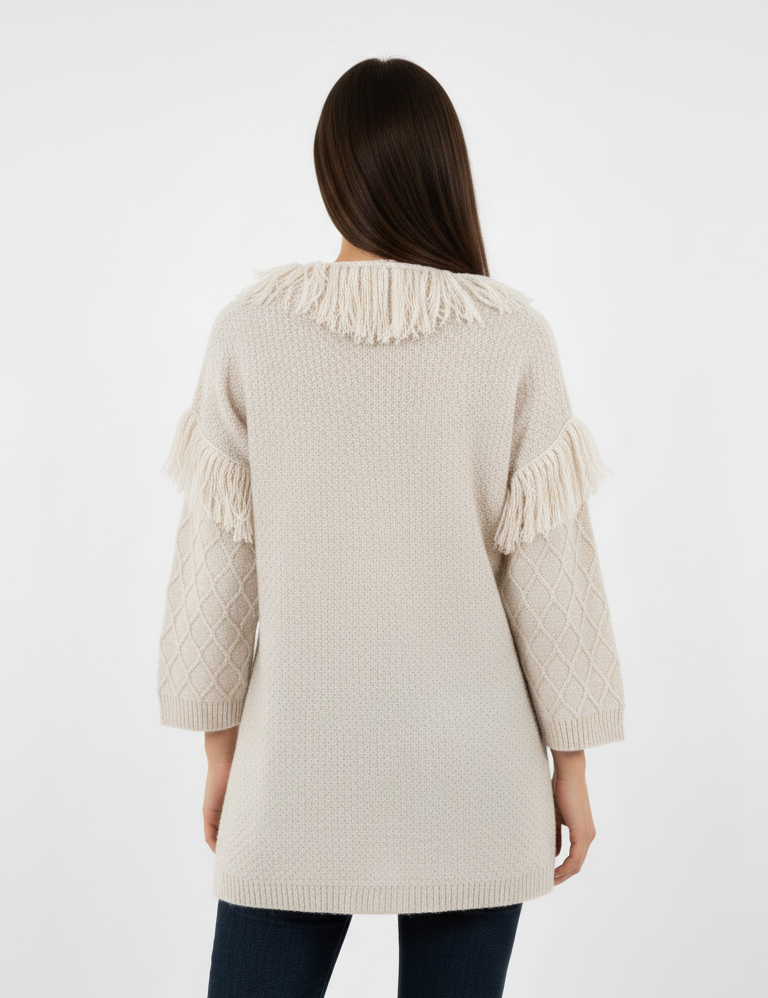 RAKKI Cardigan donna Philosophy Woman porcellana 