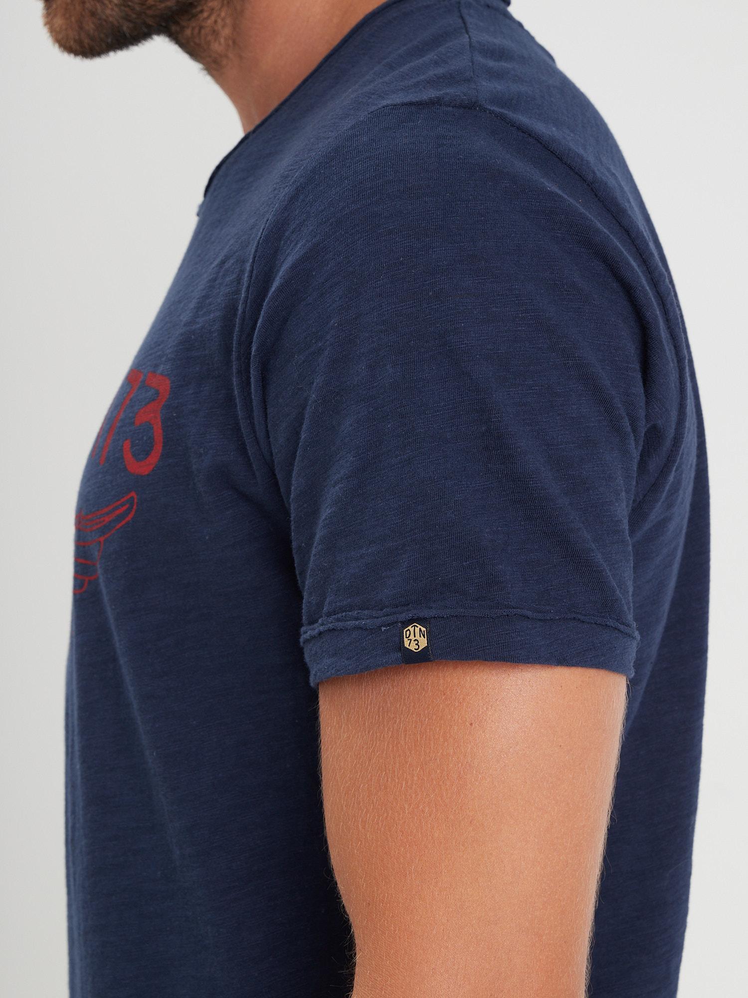 DAYTONA 73 T-shirt uomo American Slub navy 