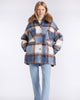 Checked Wool Coat with Murmasky Collar