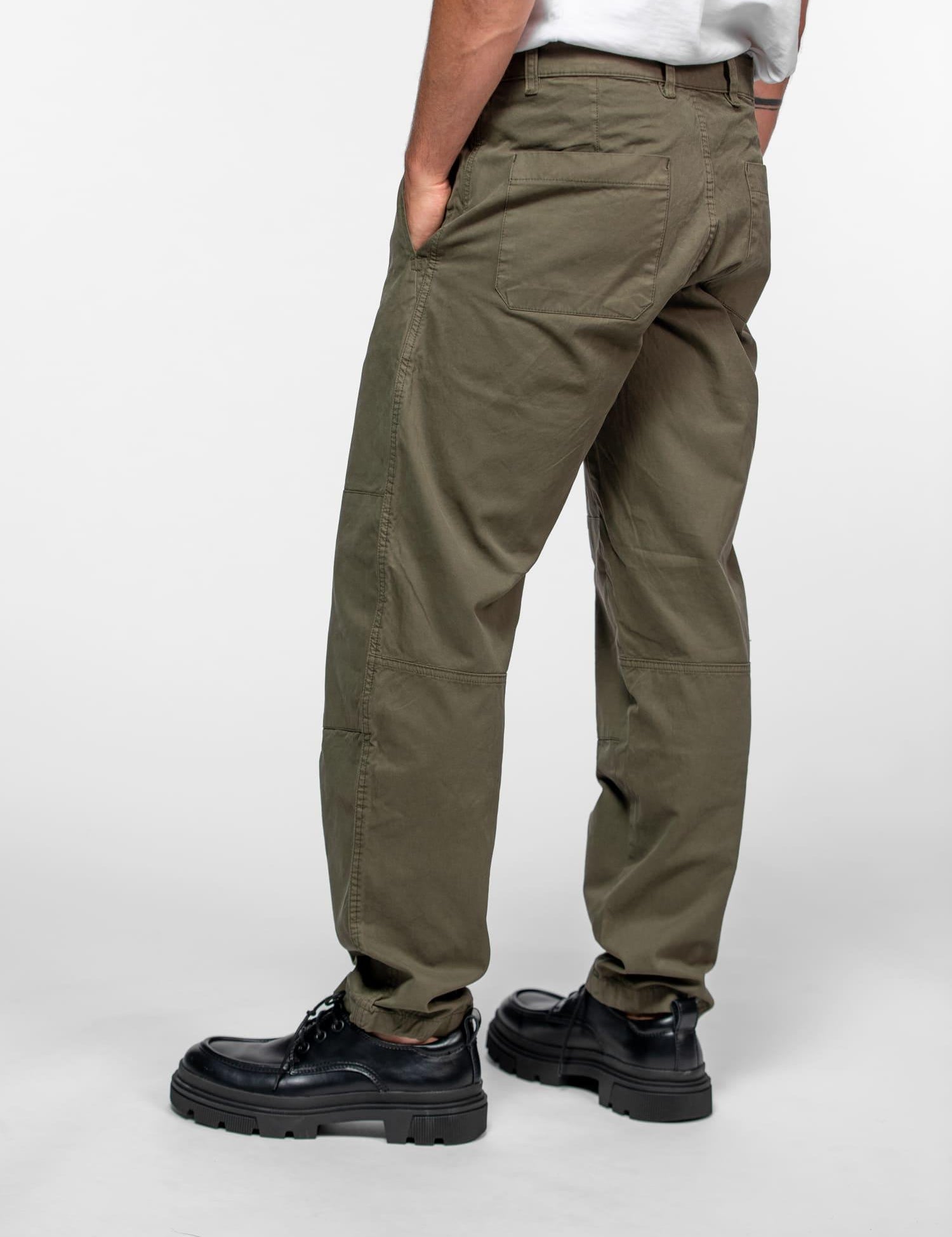 DAYTONA 73 Pantaloni worker pants uomo Auden khaki green 