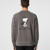 INTHEBOX Felpa girocollo unisex in cotone Snoopy Racquet Club 