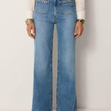 MAISON HOTEL Pantaloni donna Giuletta Light Blue Denim 