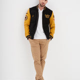 DAYTONA 73 Giacca Academy Buff Black & Yellow uomo 