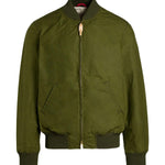MANIFATTURA CECCARELLI Bomber uomo light green in cotone idrorepellente 