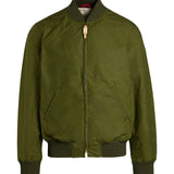 MANIFATTURA CECCARELLI Bomber uomo light green in cotone idrorepellente 