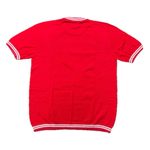 RAKKI Maglia unisex T-Crown cotone rosso vintage 