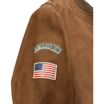 STEVE MCQUEEN Giacca uomo in pelle scamosciata Stan Havane 