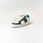 SAINT SNEAKERS Sneakers uomo in pelle Tennis bianche e verdi 