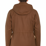 MANIFATTURA CECCARELLI Parka uomo in cotone New Fisherman dark tan 