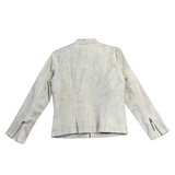 WARSON Giacca donna in pelle Grand Prix bianco 
