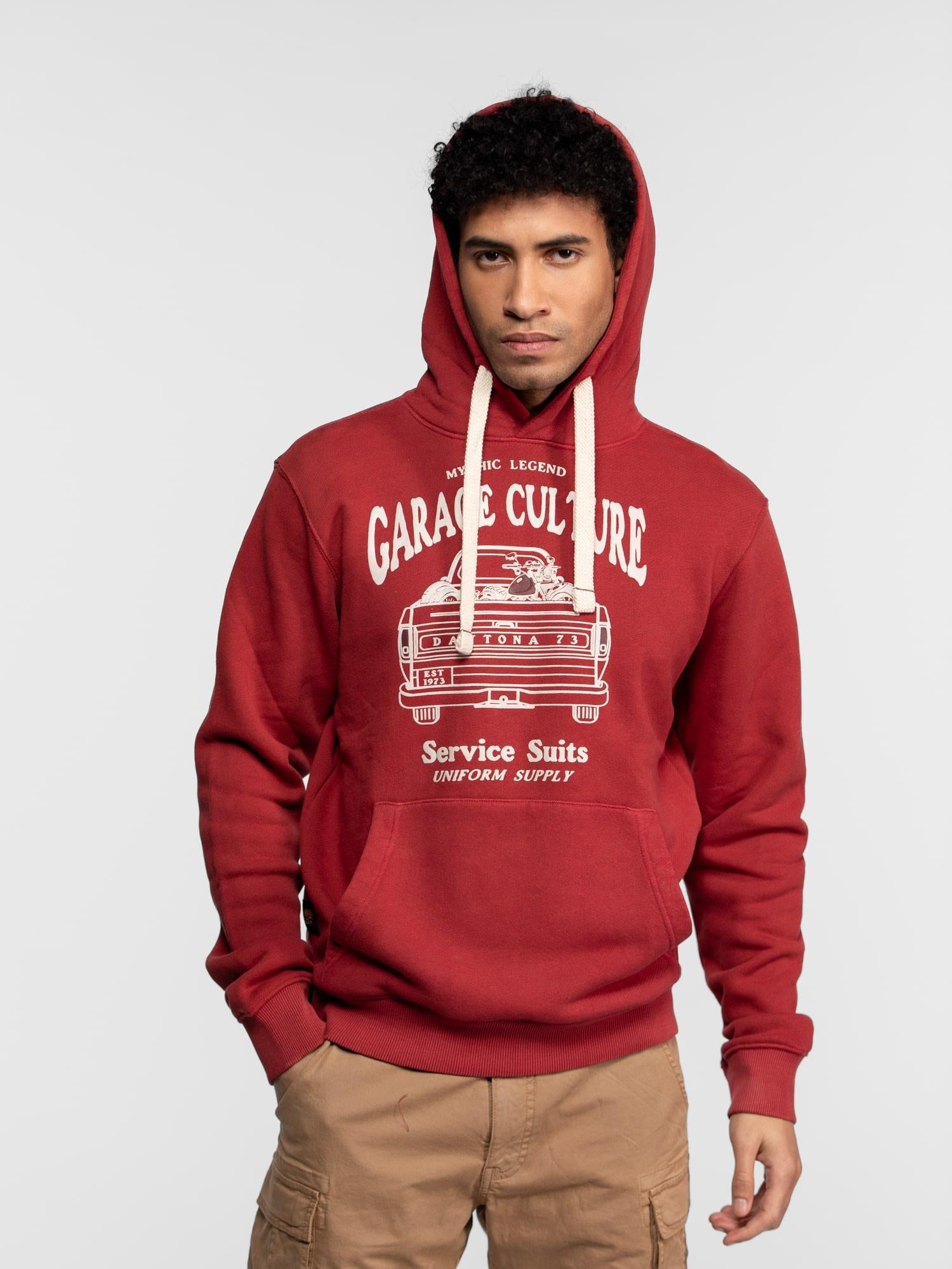 DAYTONA 73 Felpa uomo con cappuccio Tony 