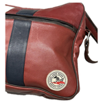 LE MANS Borsa messenger in pelle rossa Le Mans 