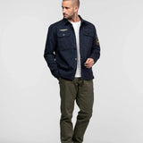 DAYTONA 73 Giacca uomo in denim blu Jefbull 