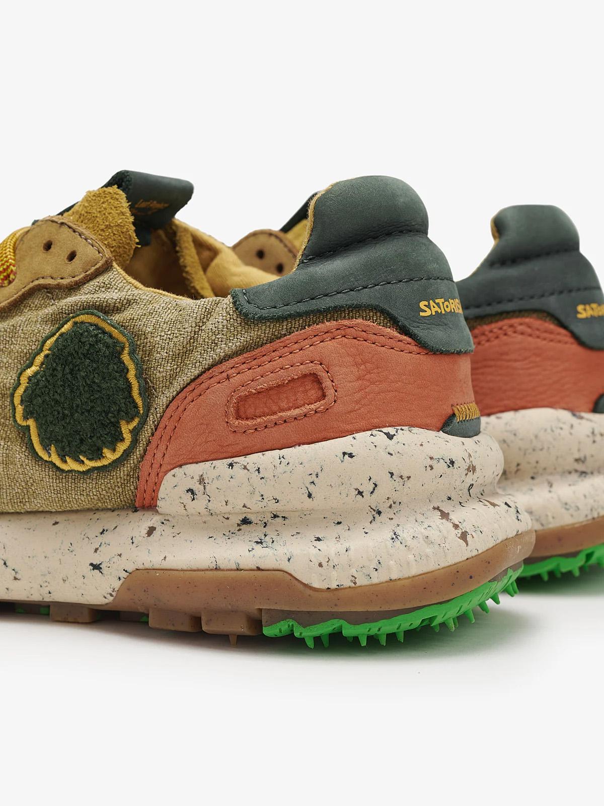 SATORISAN Sneakers donna Chacrona Psychadelic Khaki 