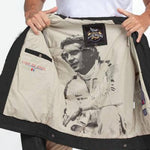 STEVE MCQUEEN Giubbotto uomo Charlie Sheep Crown Noir in pelle montone L 
