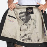 STEVE MCQUEEN Giubbotto uomo Charlie Sheep Crown Noir in pelle montone L 