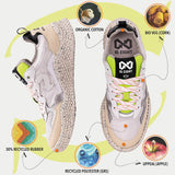 ID.EIGHT Sneakers unisex HANA White Crinkle 