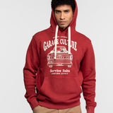 DAYTONA 73 Felpa uomo con cappuccio Tony 