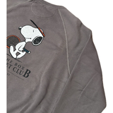 INTHEBOX Felpa girocollo unisex in cotone Snoopy Racquet Club 