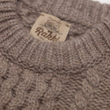 RAKKI Maglione girocollo uomo Walnut Melange 