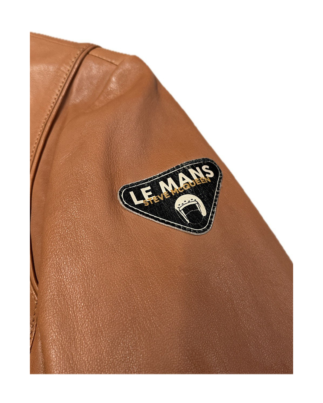 STEVE MCQUEEN Giacca uomo in pelle scamosciata Stan Havane 