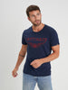 American Slub navy men's t-shirt