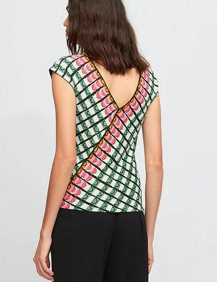 ALDO MARTINS Top donna Like senza maniche scollo V 