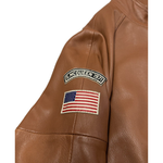 STEVE MCQUEEN Giacca uomo in pelle havane Harry 