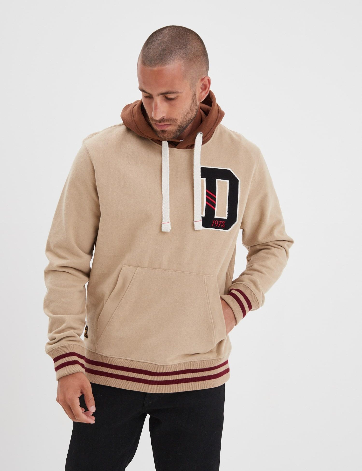 DAYTONA 73 Felpa uomo con cappuccio Foxton 