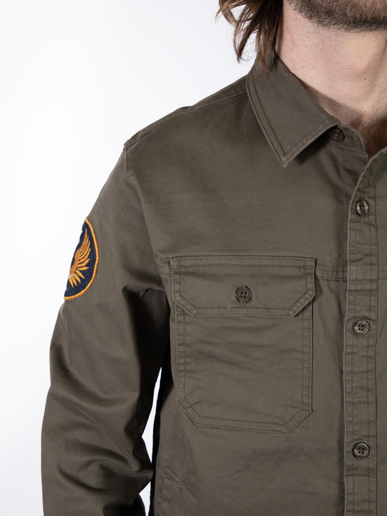 DAYTONA 73 Camicia uomo in twill di cotone Comcast 