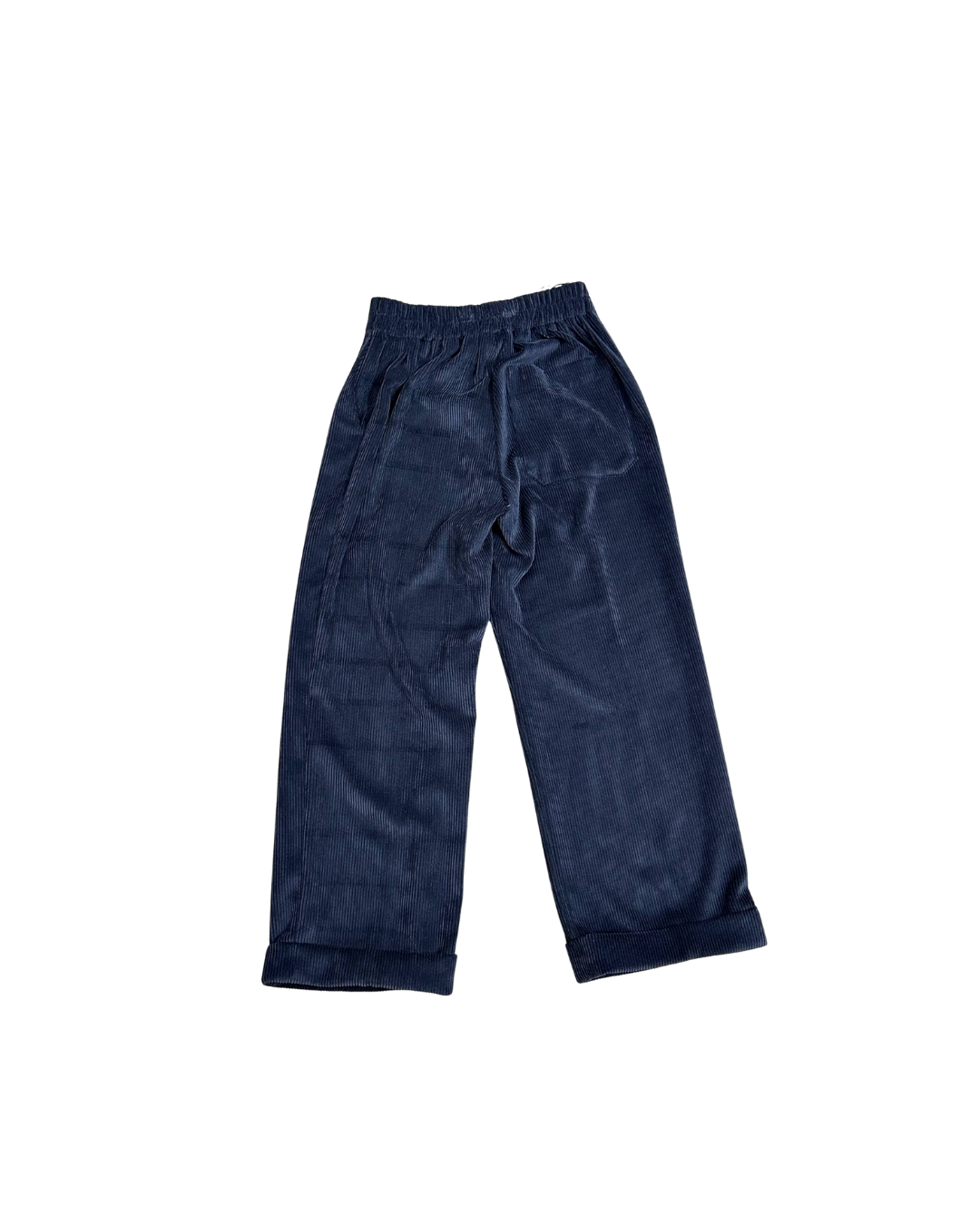 RE-HASH Pantaloni donna velluto blu Nelly-EL 
