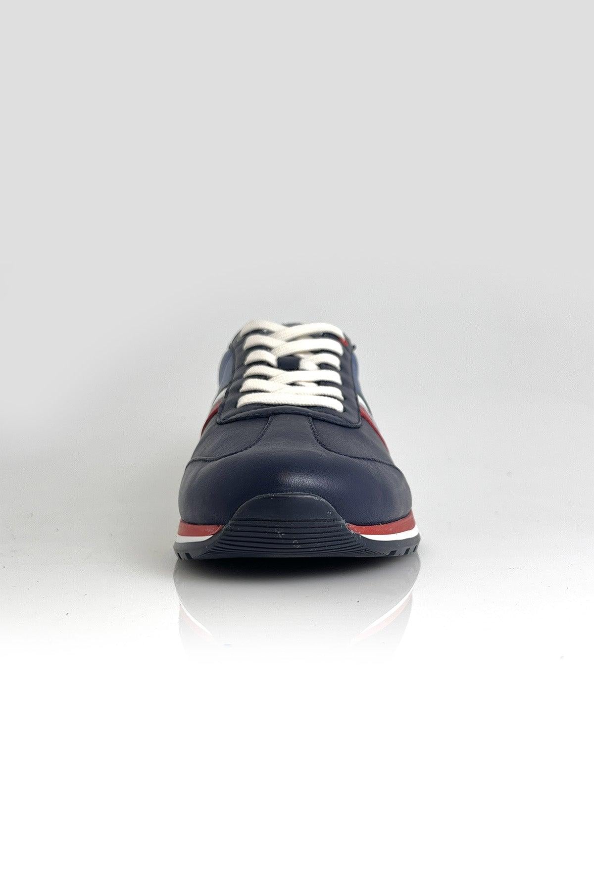 CLM Sneakers uomo Alpine Berlinette Royal Blue in pelle 