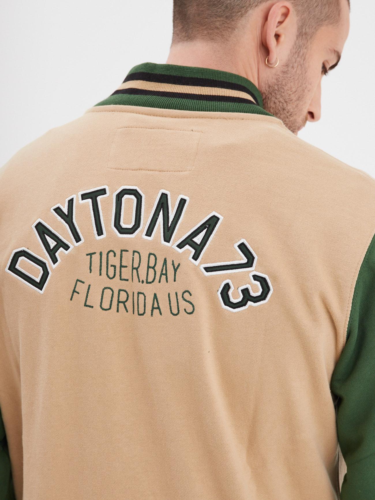 DAYTONA 73 Felpa uomo Burley corda/verde 