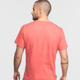 DAYTONA 73 T-shirt uomo Cedar girocollo corallo 