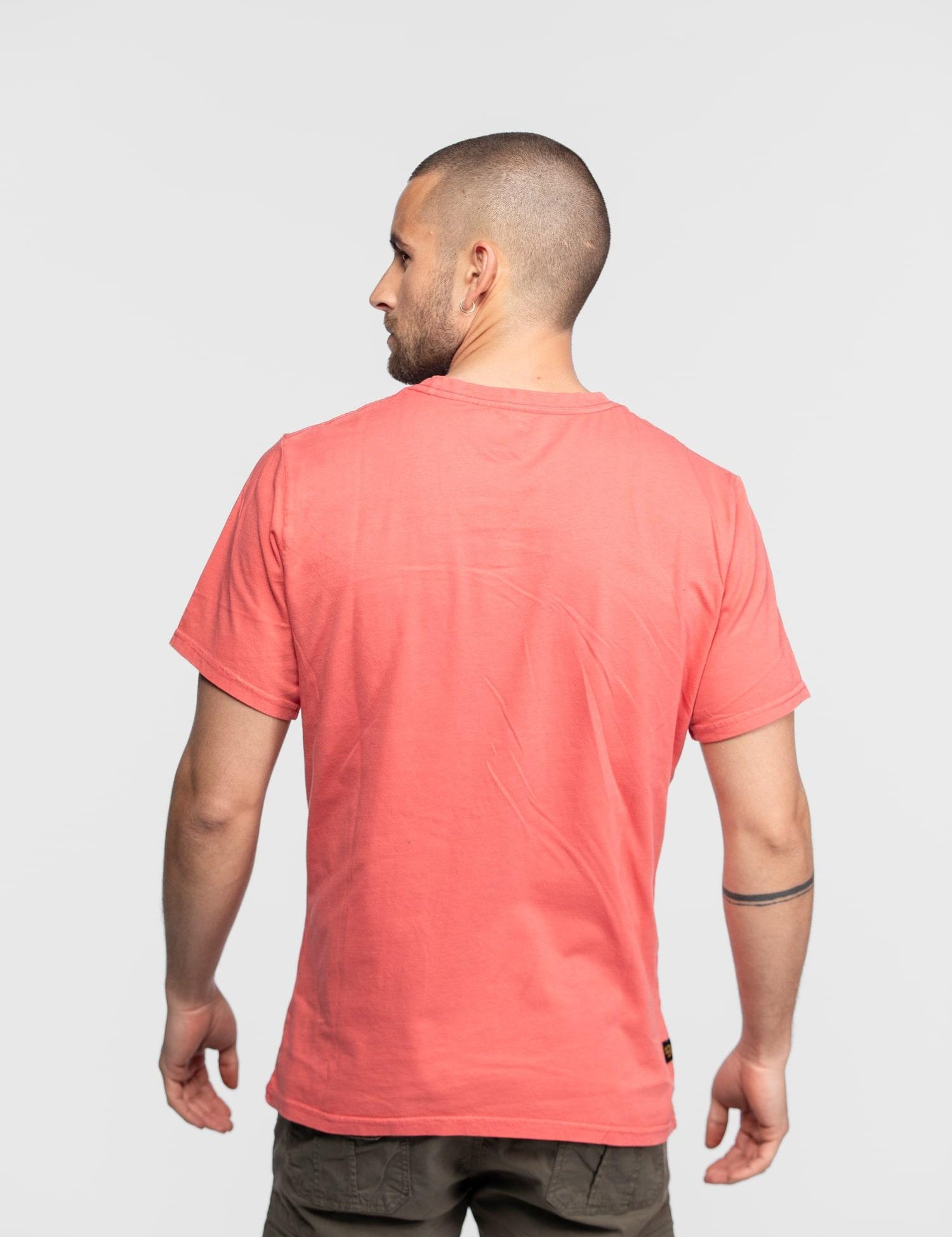 DAYTONA 73 T-shirt uomo Cedar girocollo corallo 