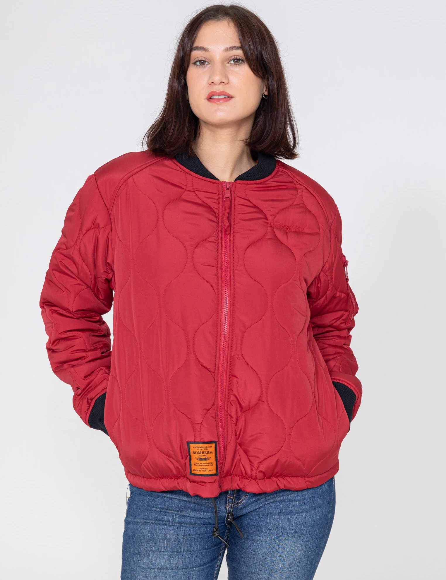 BOMBERS ORIGINAL Giacca Bomber Bombers Original Alton Burgundy 