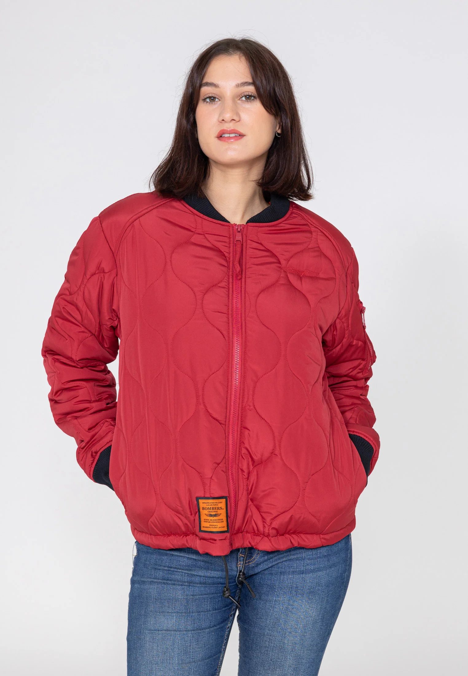 BOMBERS ORIGINAL Giacca Bomber Bombers Original Alton Burgundy 
