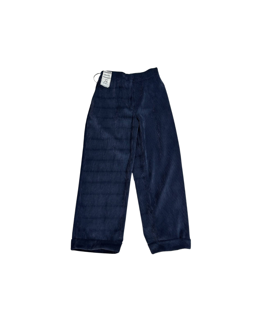 RE-HASH Pantaloni donna velluto blu Nelly-EL 