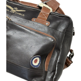 AIR FORCE Borsone in pelle Dahl 48h stile militare vintage 