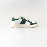 SAINT SNEAKERS Sneakers uomo in pelle Tennis bianche e verdi 