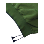 INTHEBOX Felpa unisex verde con cappuccio in cotone ricamato 