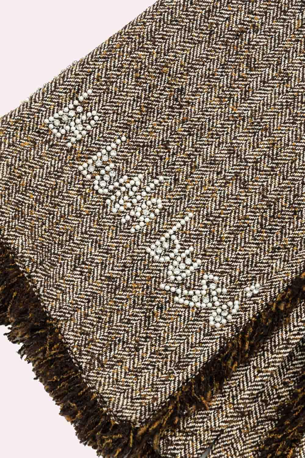 FRONT STREET Cappotto donna Herringbone Tweed 