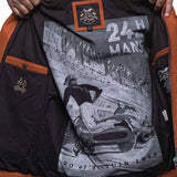 LE MANS Giubbotto uomo Duff4 Orange pelle montone 2XL 