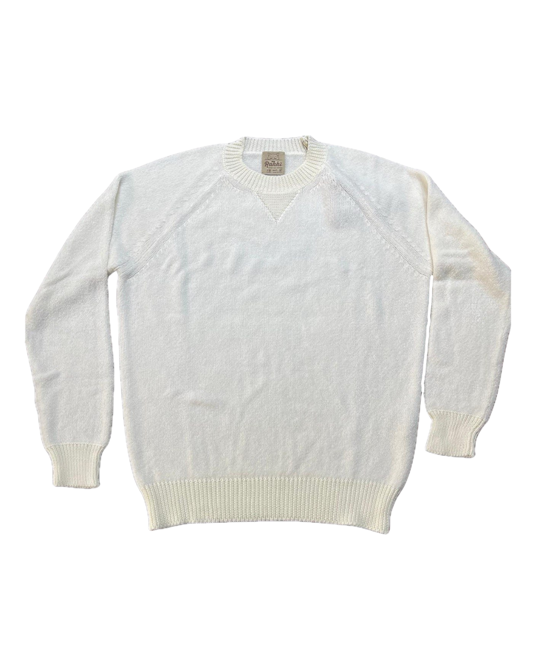 RAKKI Maglione unisex Virgil Steve bianco 