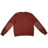 KEELING Felpa unisex in cotone Cinnabar Sabah Crew girocollo 