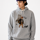 INTHEBOX Felpa MR BOX New York grigio melange 
