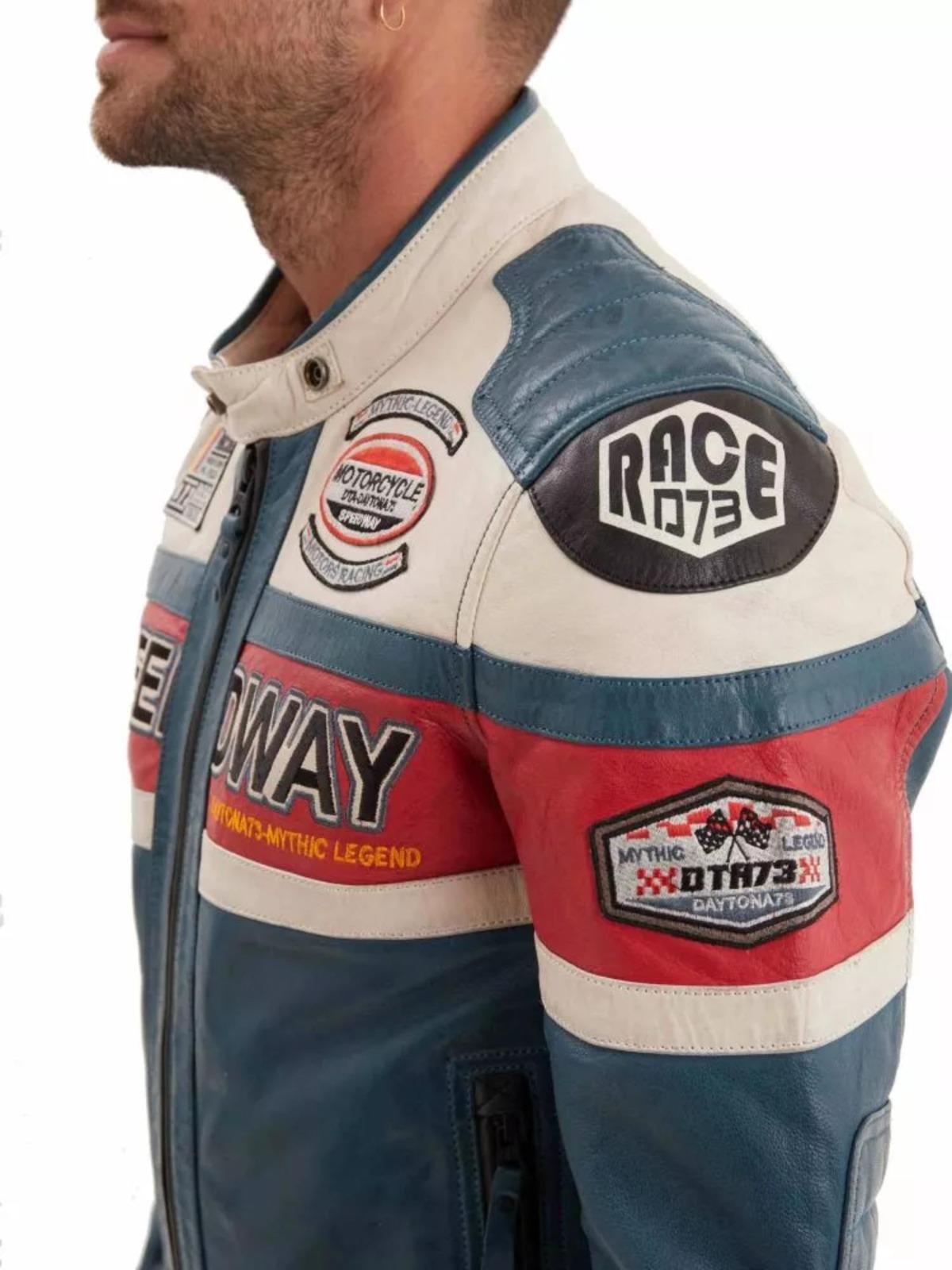 DAYTONA 73 Giacca uomo in pelle Albon 